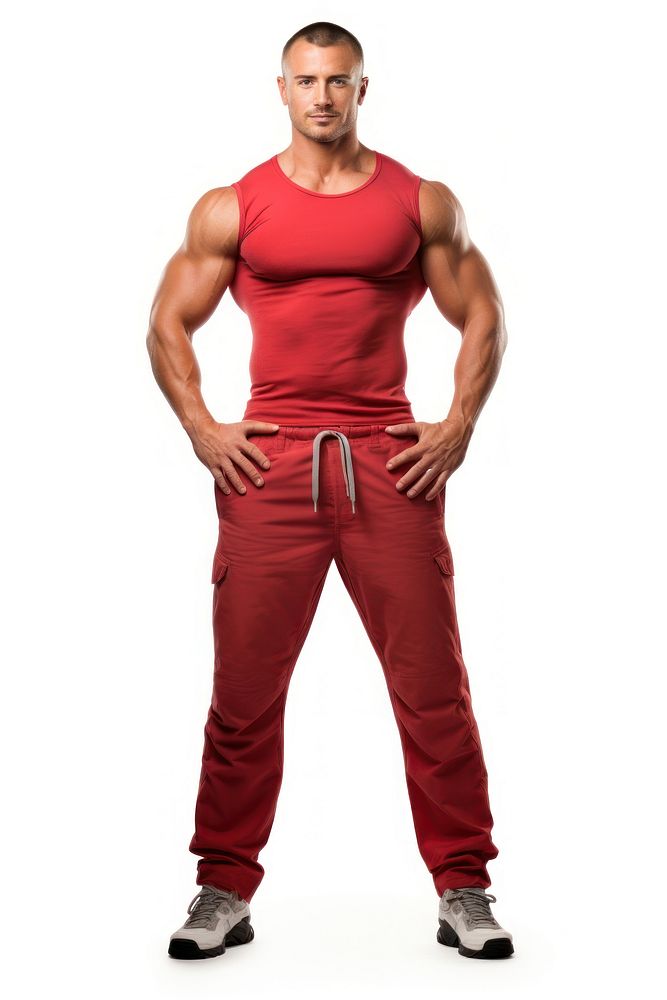 Personal trainer adult bodybuilding bodybuilder. AI generated Image by rawpixel.