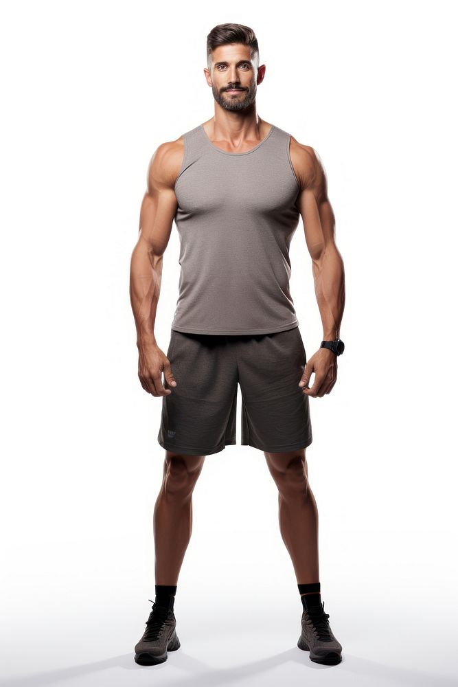 Personal trainer shorts adult determination. AI generated Image by rawpixel.