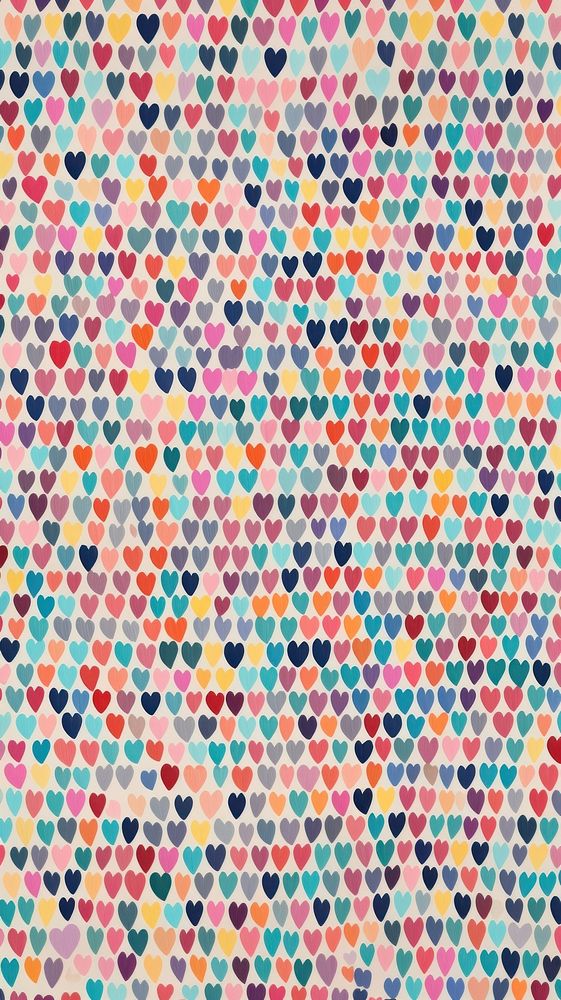 Heart pattern backgrounds abstract texture. AI generated Image by rawpixel.