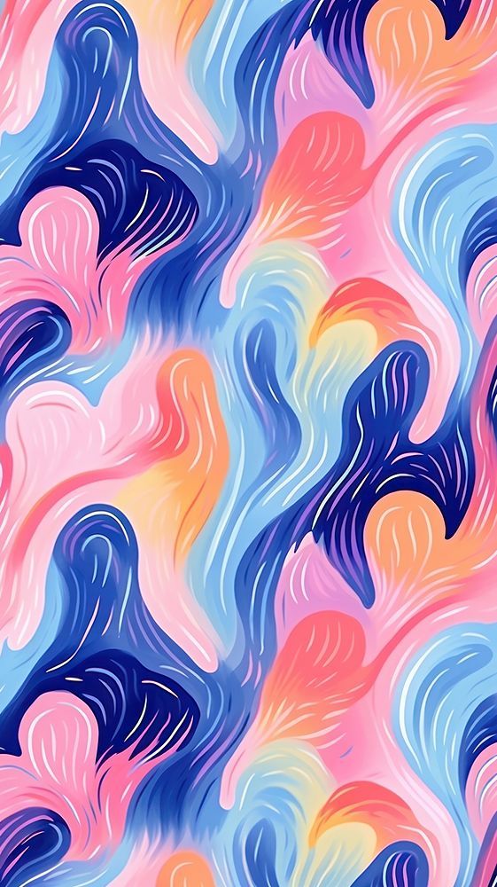 Heart pattern graphics backgrounds. AI generated Image by rawpixel.