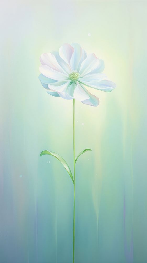 Flower painting nature petal. AI generated Image by rawpixel.