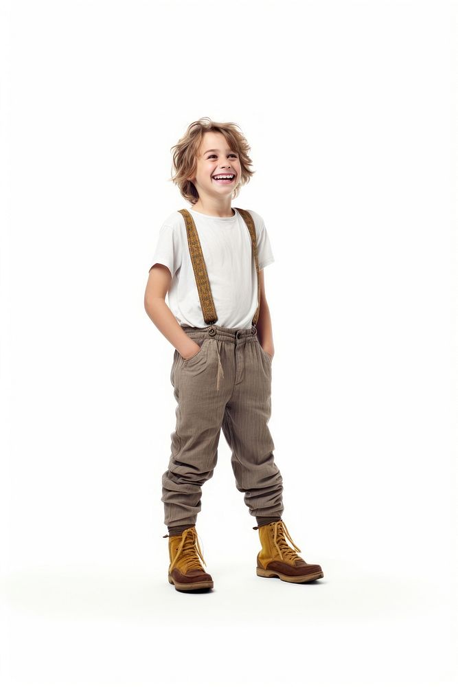 Child boy white background accessories. AI generated Image by rawpixel.