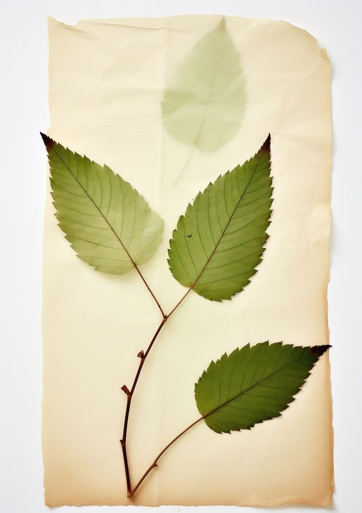 Leaf plant green paper. AI generated Image by rawpixel.