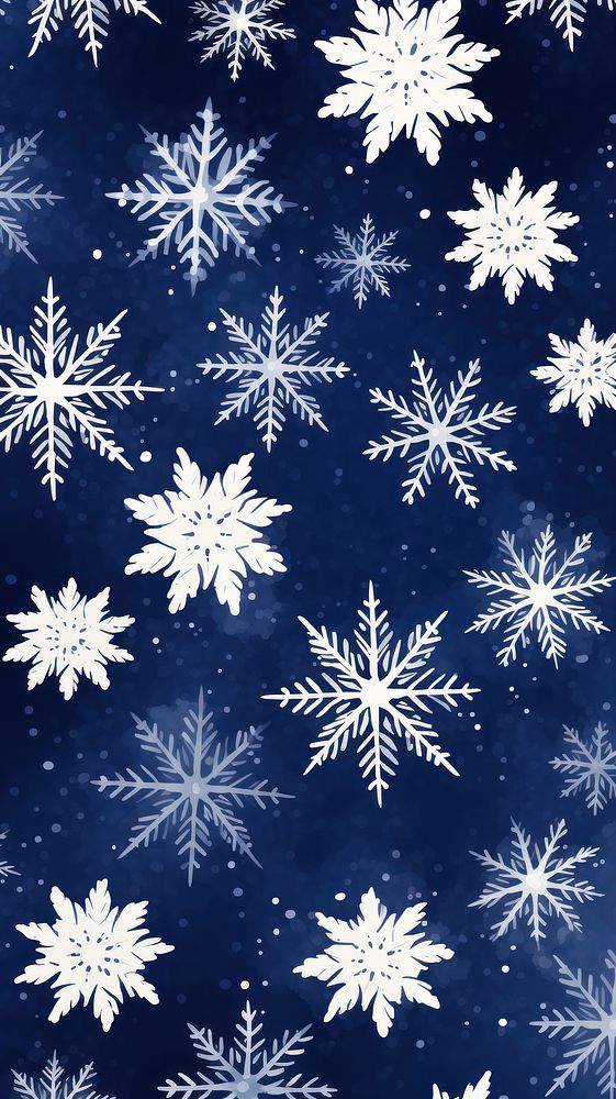 White snowflake backgrounds christmas pattern
