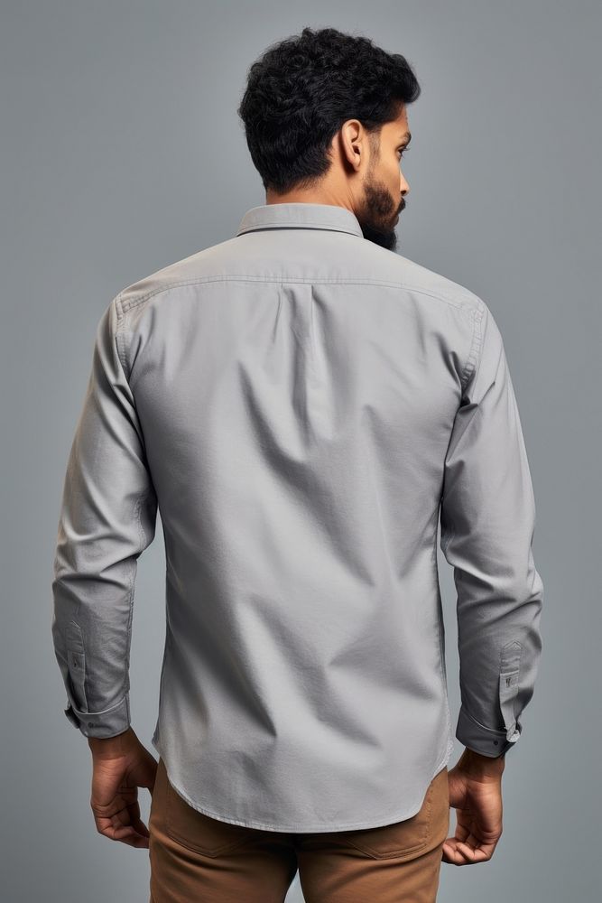 Black man shirt sleeve adult. AI generated Image by rawpixel.