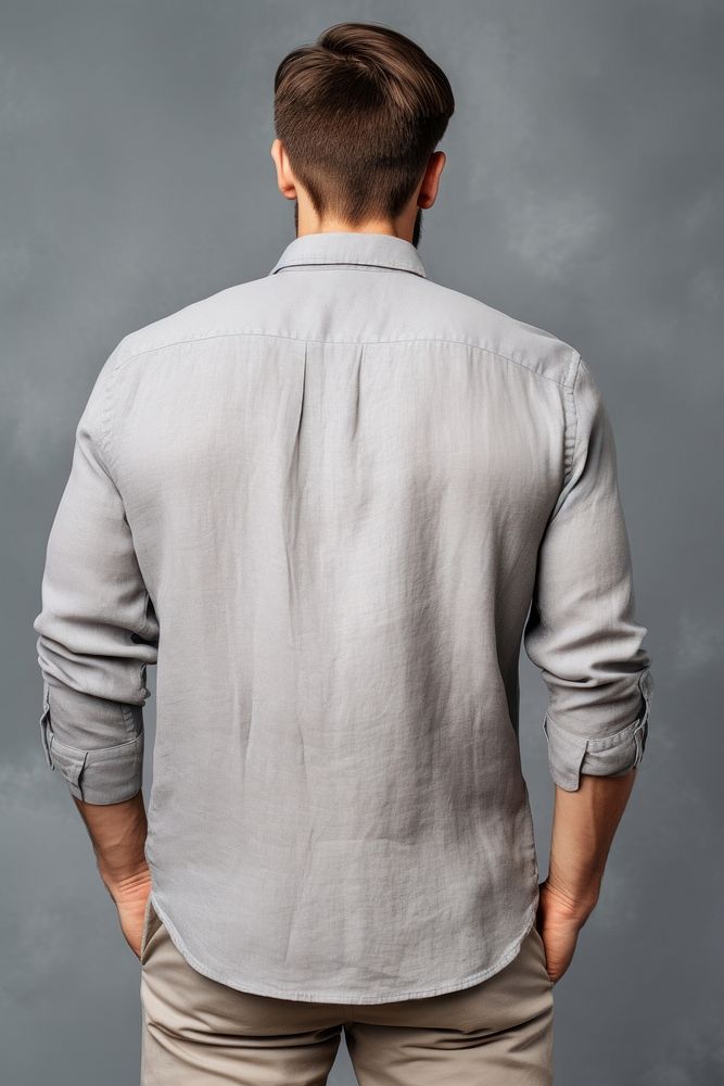 Man shirt sleeve adult. AI generated Image by rawpixel.