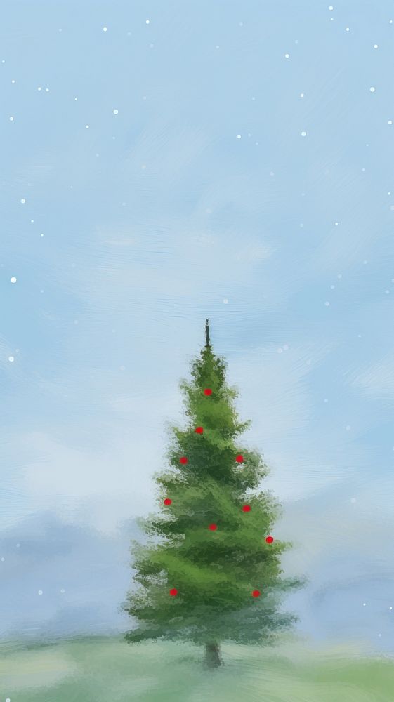 Christmas plant tree pine. AI generated Image by rawpixel.