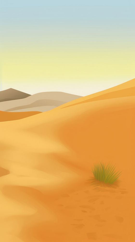 Desert backgrounds outdoors nature. AI generated Image by rawpixel.
