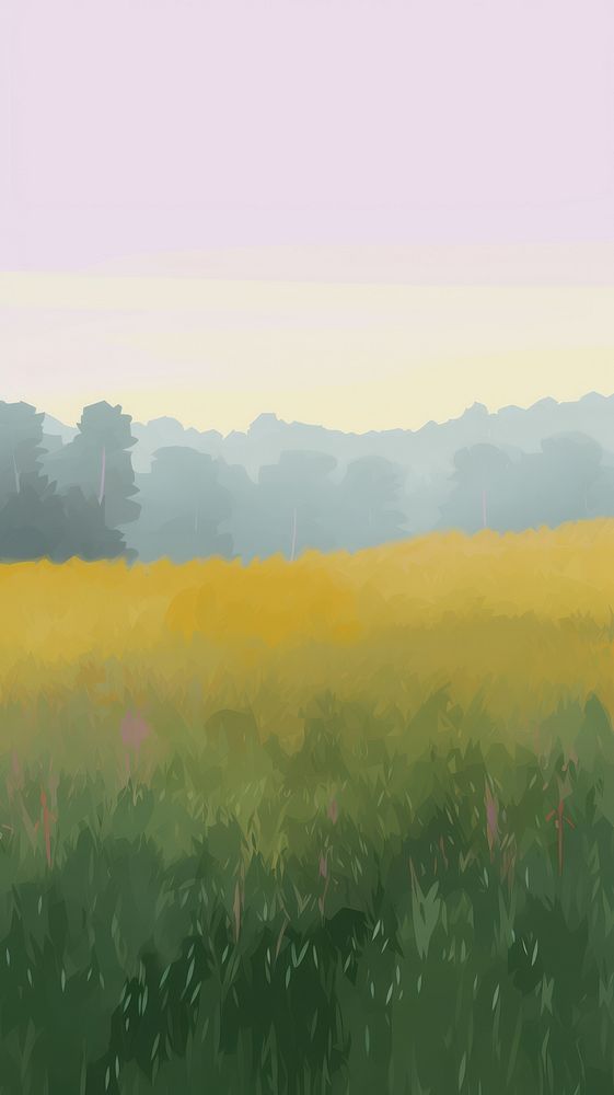 Forest field grassland outdoors horizon. AI generated Image by rawpixel.