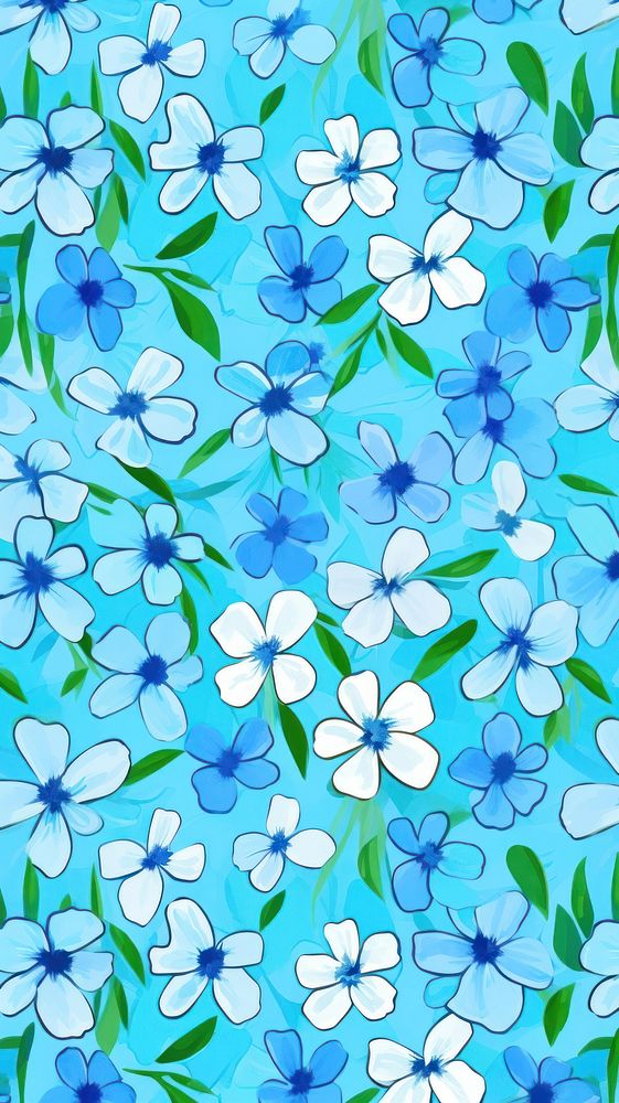 Flower pattern backgrounds nature. AI generated Image by rawpixel.