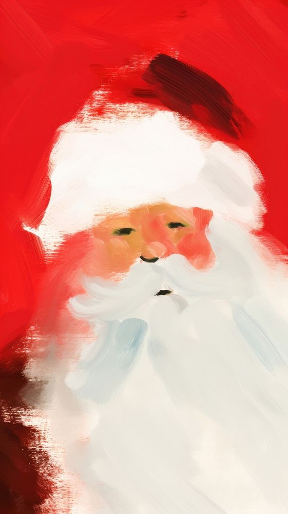 Santa christmas painting celebration. AI generated Image by rawpixel.