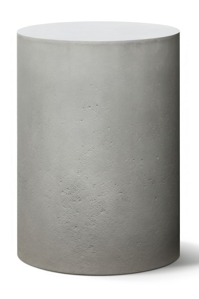 Curbstone cylinder white background architecture. AI generated Image by rawpixel.