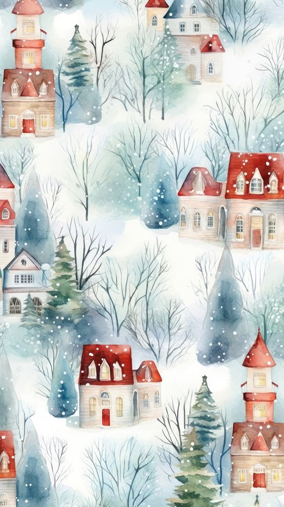 Christmas snow backgrounds outdoors. AI generated Image by rawpixel.