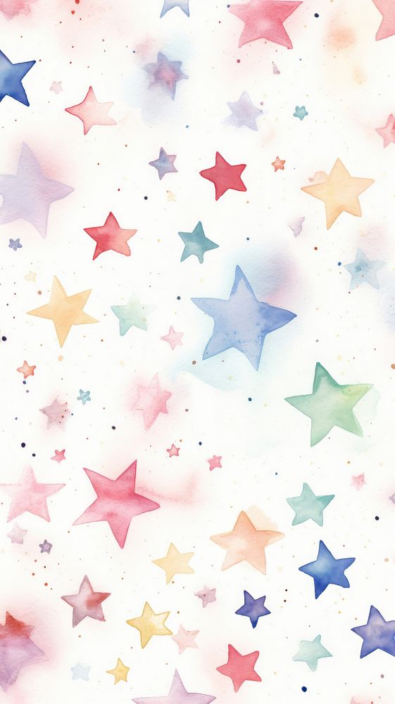 Star paper backgrounds confetti. AI generated Image by rawpixel.