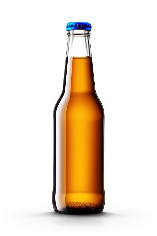 Beer bottle glass drink. AI generated Image by rawpixel.