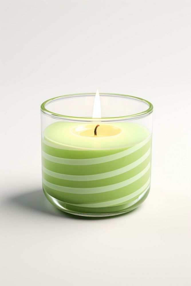 Home decorate candle lighting striped. AI generated Image by rawpixel.