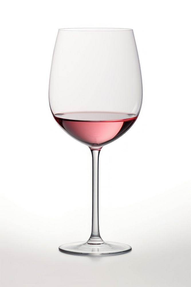 Wine glass drink white background cosmopolitan. AI generated Image by rawpixel.