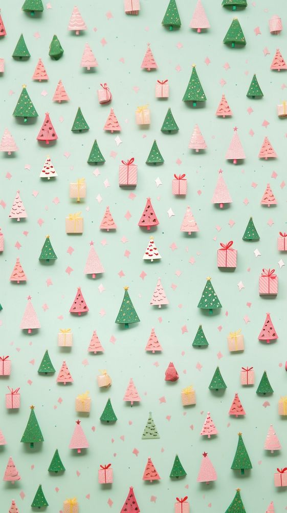 Christmas backgrounds pattern repetition. AI generated Image by rawpixel.