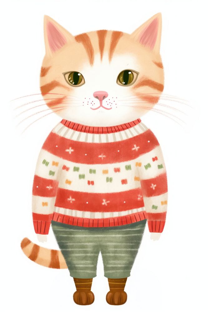 Sweater mammal cute pet. AI generated Image by rawpixel.