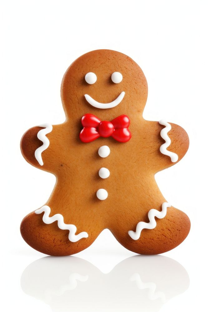 Gingerbread man cookie christmas dessert. AI generated Image by rawpixel.