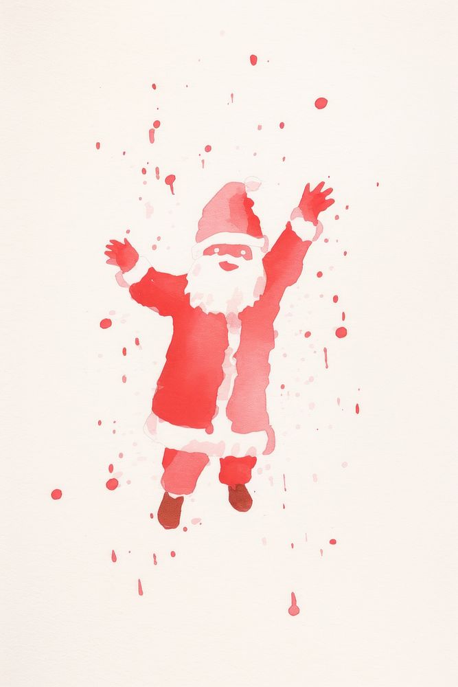 Santa Claus art paper santa claus. AI generated Image by rawpixel.