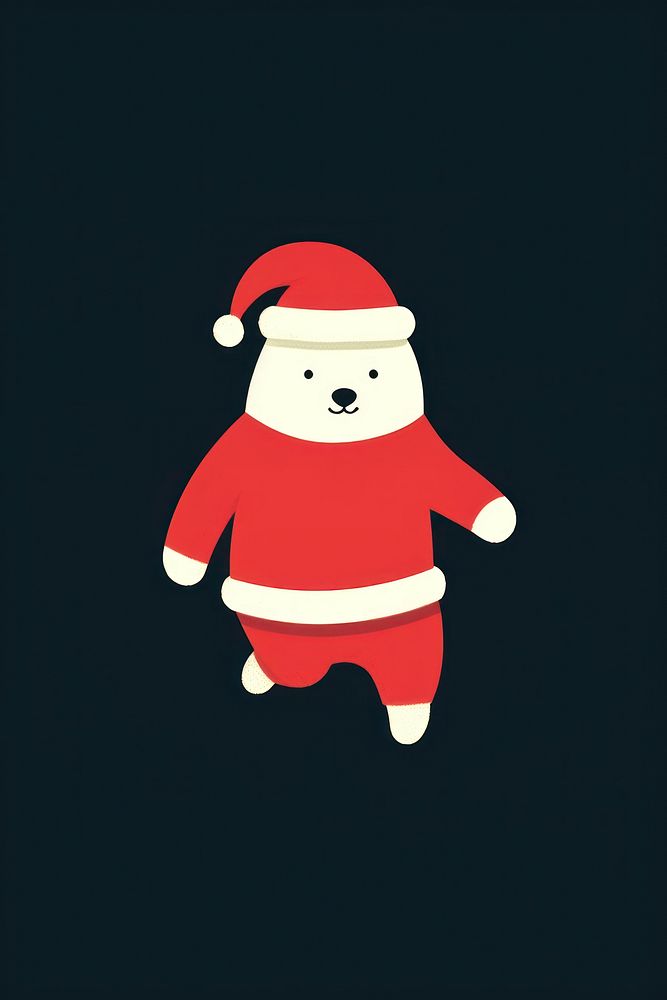 Bear snowman representation celebration. AI generated Image by rawpixel.
