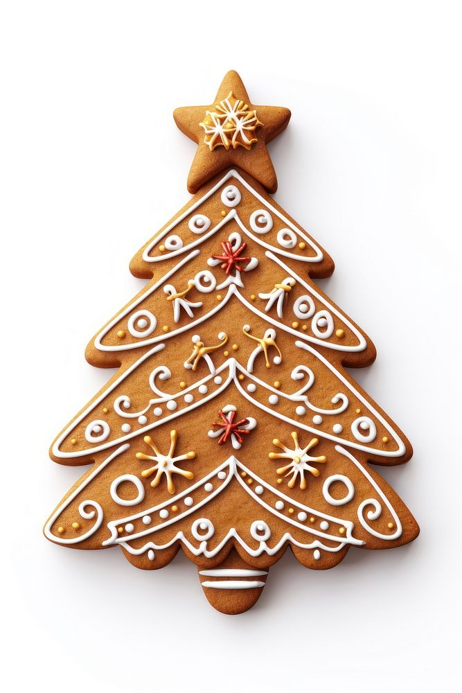 Gingerbread christmas dessert cookie. AI generated Image by rawpixel.