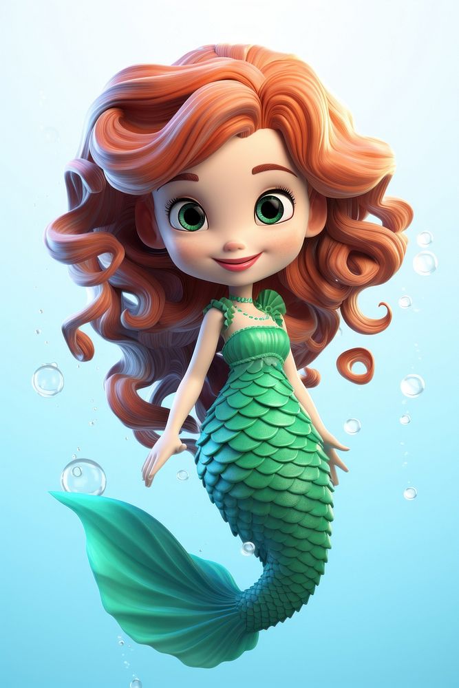 Cute sea toy hairstyle. AI generated Image by rawpixel.