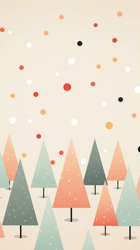 Christmas tree pattern paper backgrounds. AI generated Image by rawpixel.