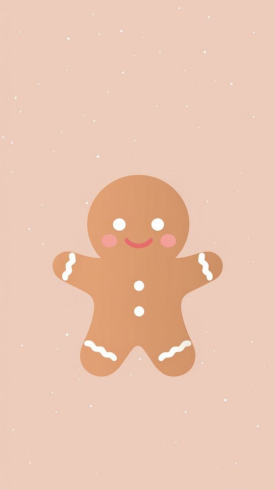 Ginger bread gingerbread cookie anthropomorphic. AI generated Image by rawpixel.