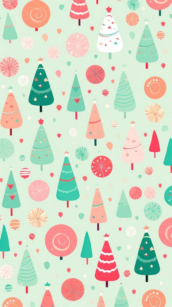 Merry Christmas pattern christmas backgrounds. AI generated Image by rawpixel.