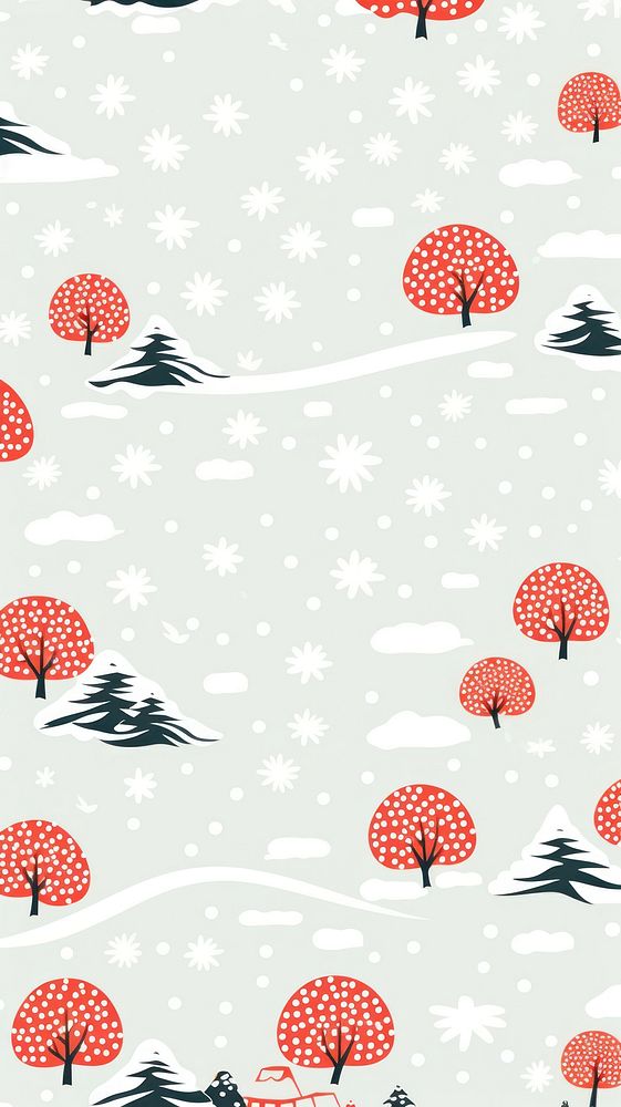 Snow pattern plant backgrounds. AI generated Image by rawpixel.