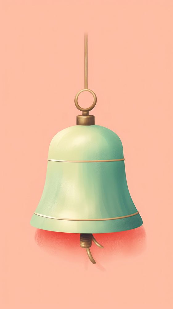 Bell lamp chandelier lighting. AI generated Image by rawpixel.