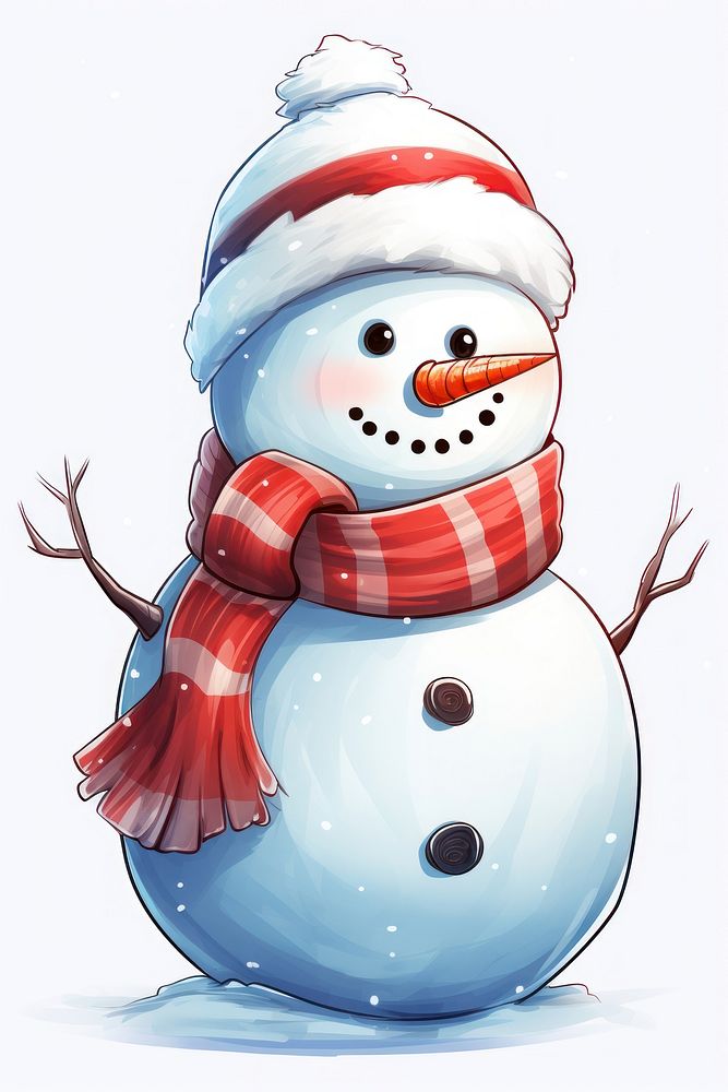 Snowman winter representation celebration. AI | Free Photo Illustration ...