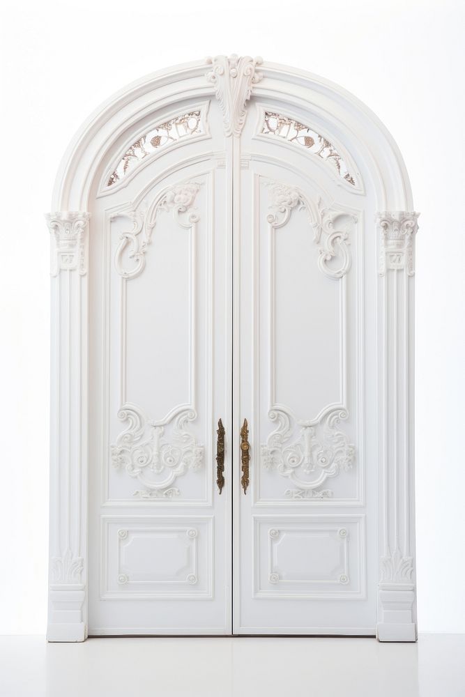 Openned door architecture building white. AI generated Image by rawpixel.
