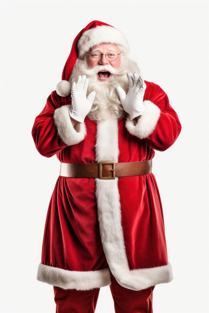 Christmas costume white face. AI generated Image by rawpixel.