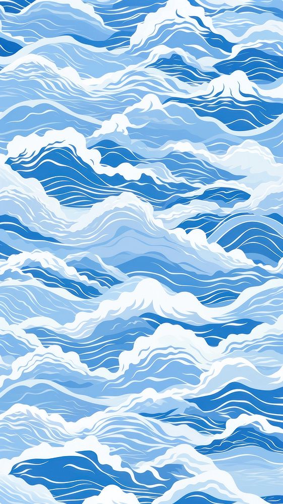 Sea wave pattern backgrounds outdoors. AI generated Image by rawpixel.