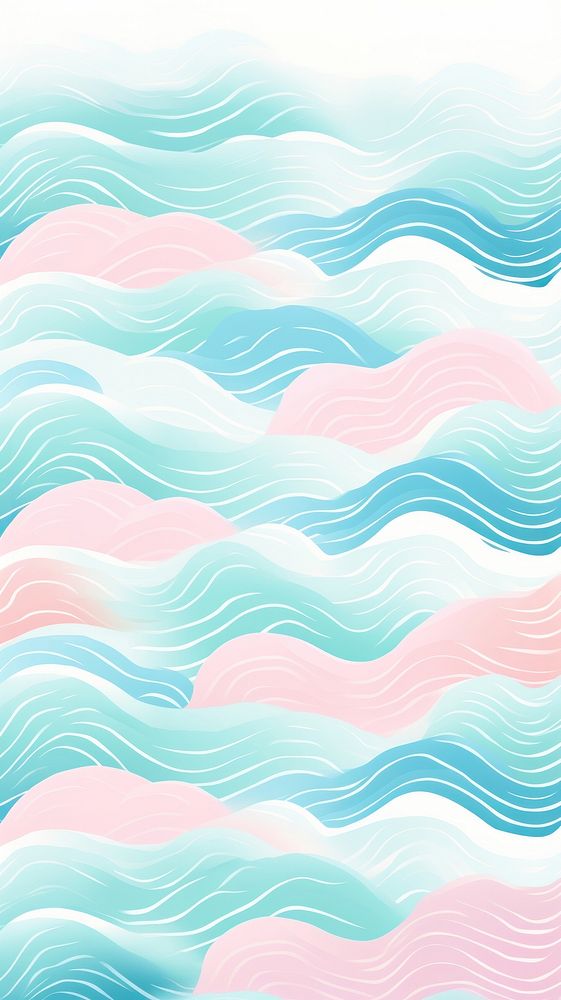 Summer wave pattern backgrounds texture. AI generated Image by rawpixel.