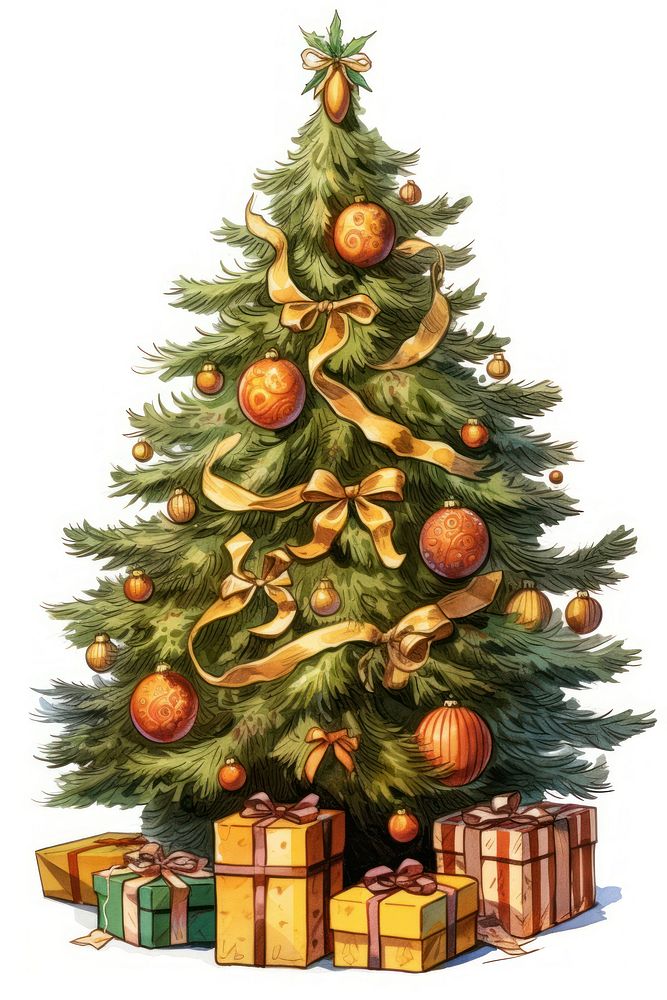 Christmas tree plant pine anticipation. Free Photo Illustration