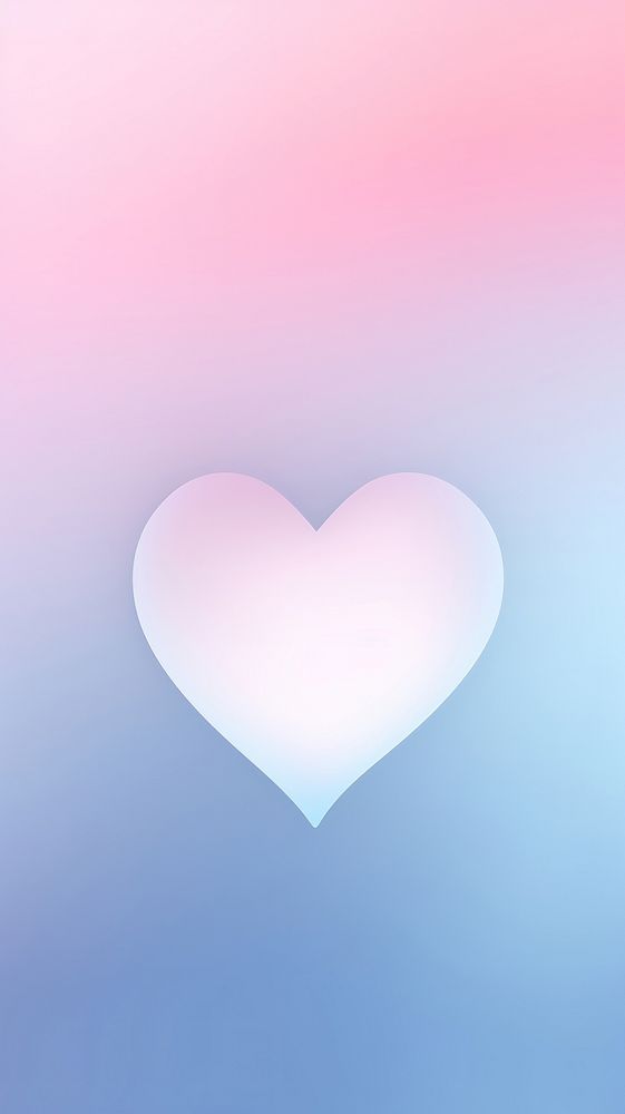 Heart shape backgrounds pink blue. AI generated Image by rawpixel.