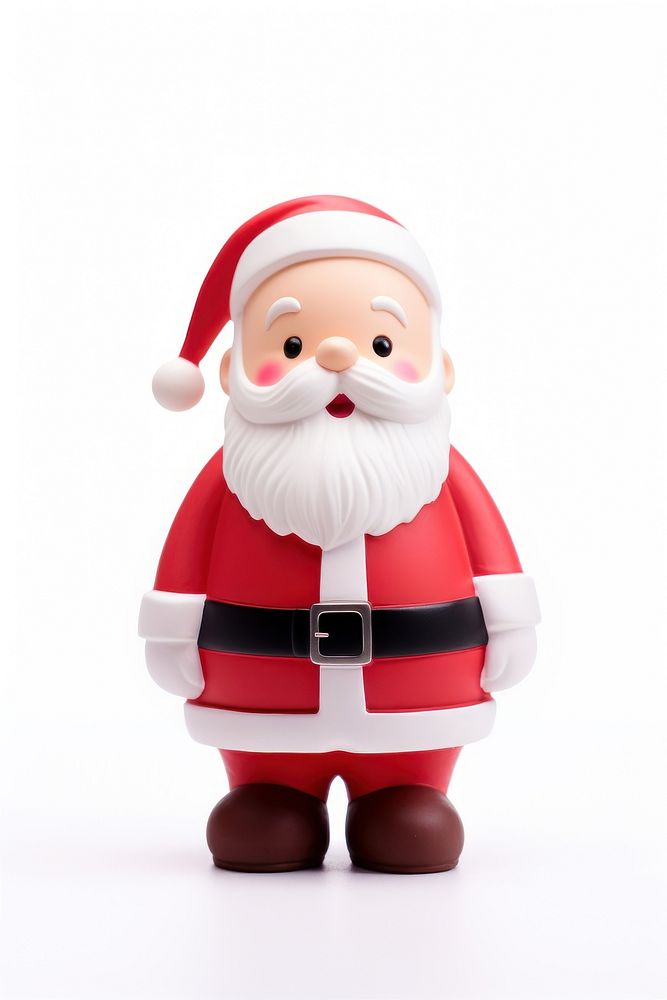 Santa claus figurine cute toy. AI generated Image by rawpixel.