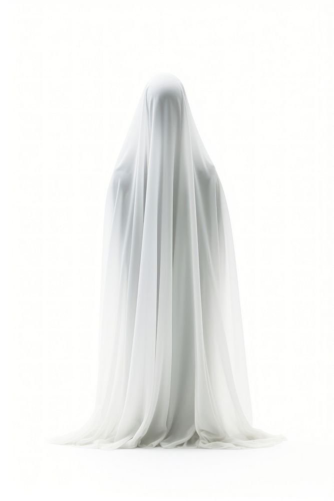 Ghost dress white veil. AI | Free Photo - rawpixel