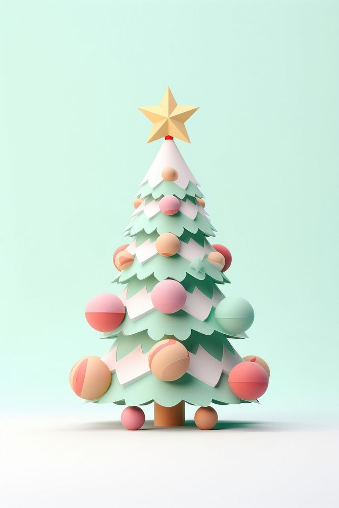 Christmas tree christmas decoration festival. AI generated Image by rawpixel.