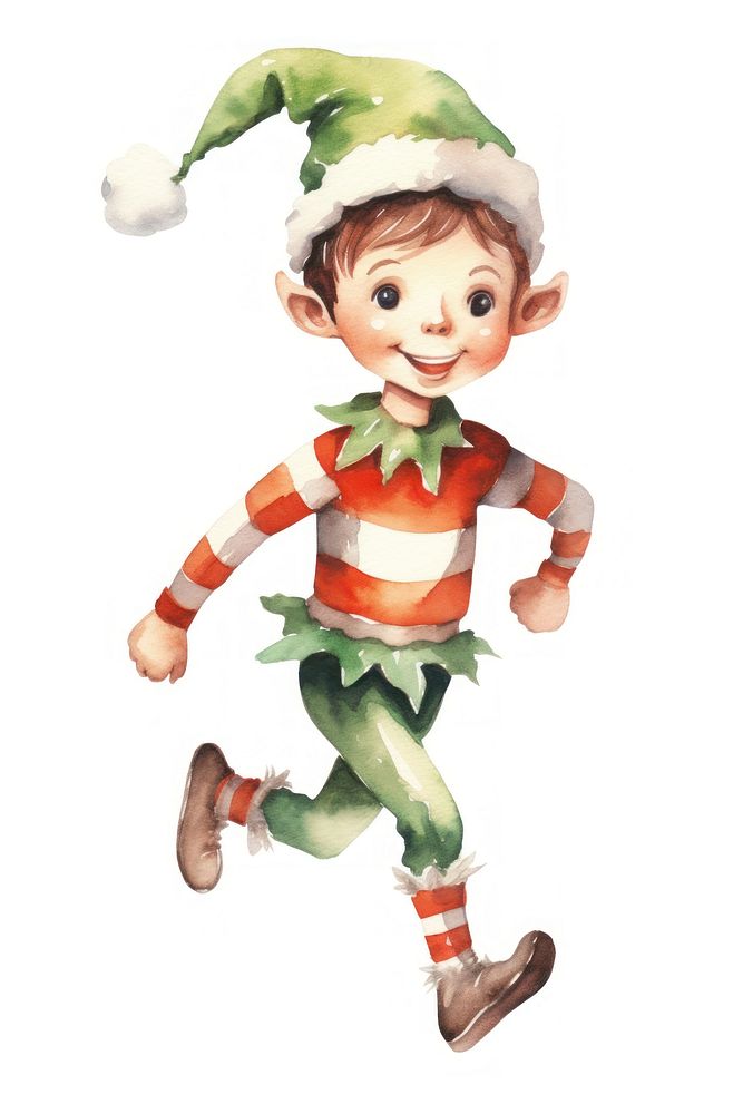 Cute elf boy christmas portrait footwear. AI generated Image by rawpixel.