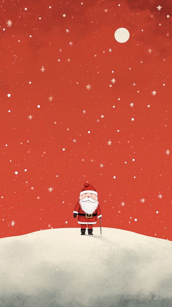 Santa cause celebration astronomy christmas. AI generated Image by rawpixel.