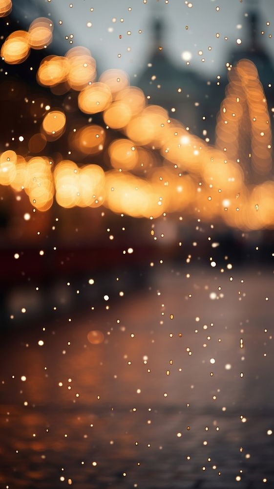 Christmas market lighting outdoors night. AI generated Image by rawpixel.