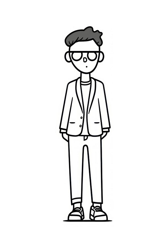 Man drawing sketch white. AI generated Image by rawpixel.