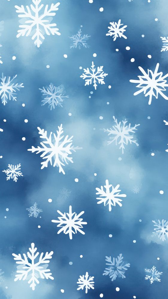 Snowflake pattern backgrounds decoration. AI generated Image by rawpixel.