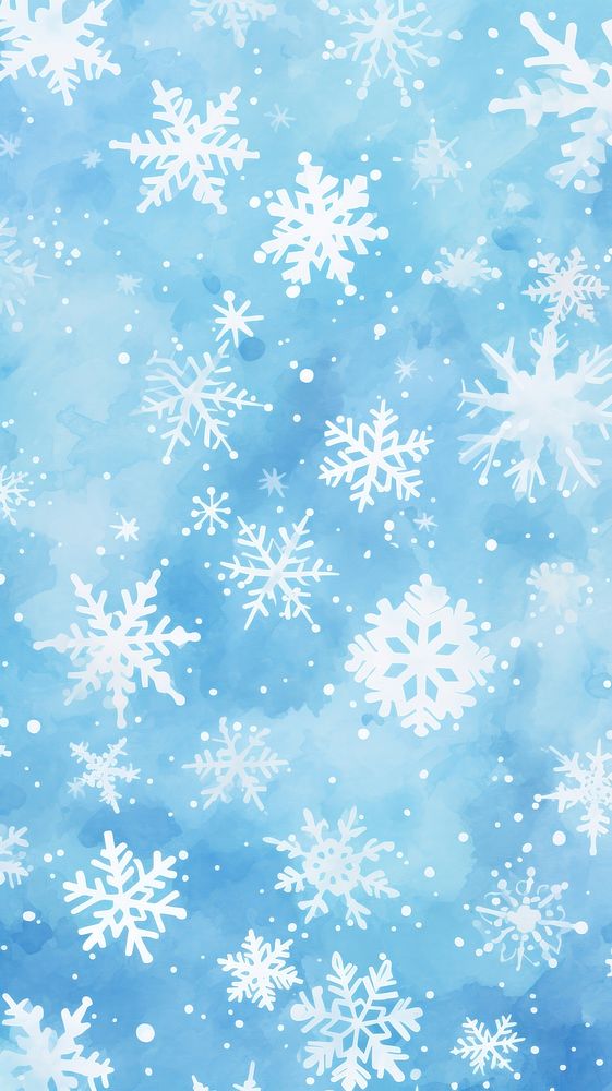 Snowflake pattern backgrounds decoration. AI generated Image by rawpixel.