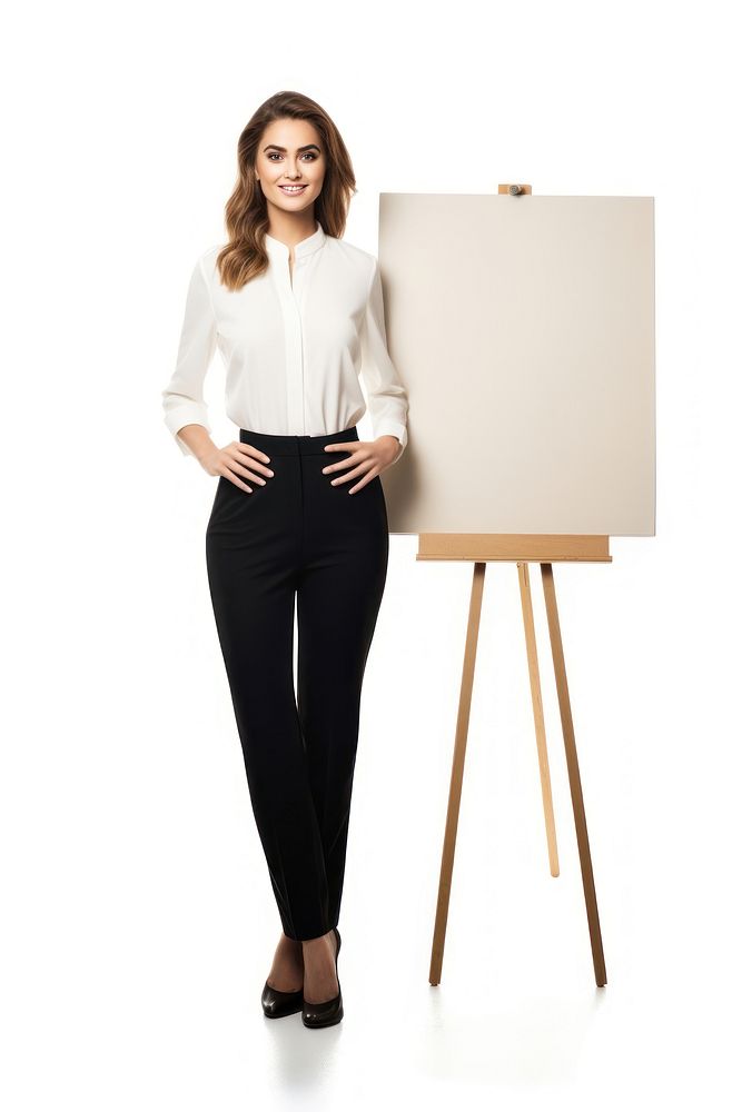 Standing sleeve adult woman. AI generated Image by rawpixel.